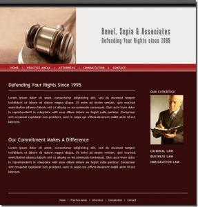 Lawyer website samples