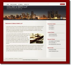 Lawyer website samples