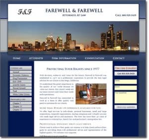 Lawyer Website Design Sample
