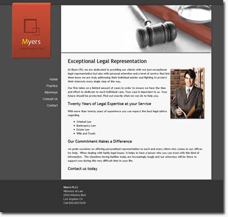 Lawyer Website Samples