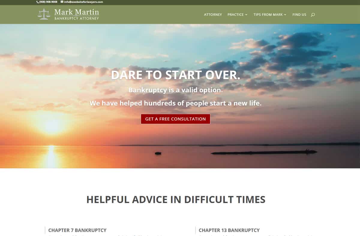 website for bankruptcy lawyers