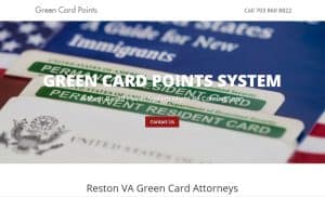 One Page Immigration Attorney Website