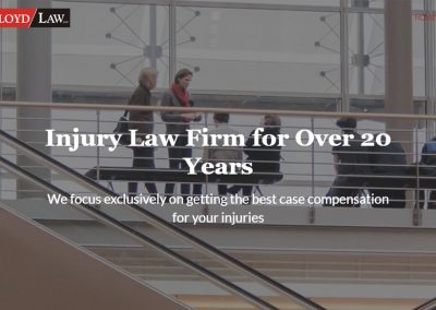 Personal Injury Attorney – One-Pager