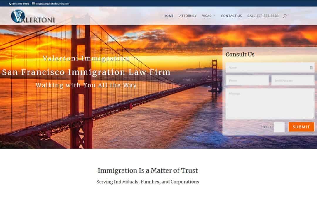 Lawyer website sample