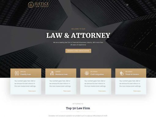 One-Pager: Justice Law Group