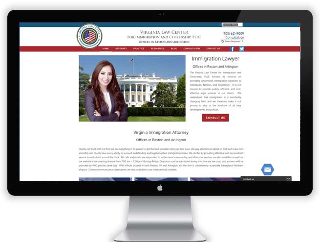 Immigration Attorney Website