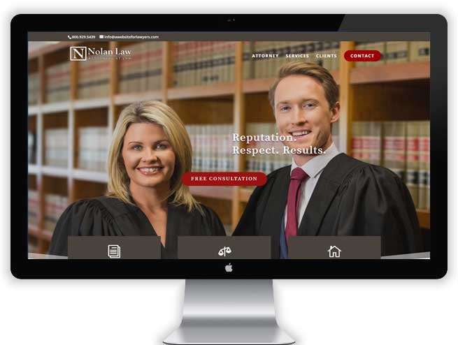 Litigation Attorney Website