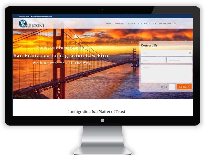 webdesign for immigration attorneys