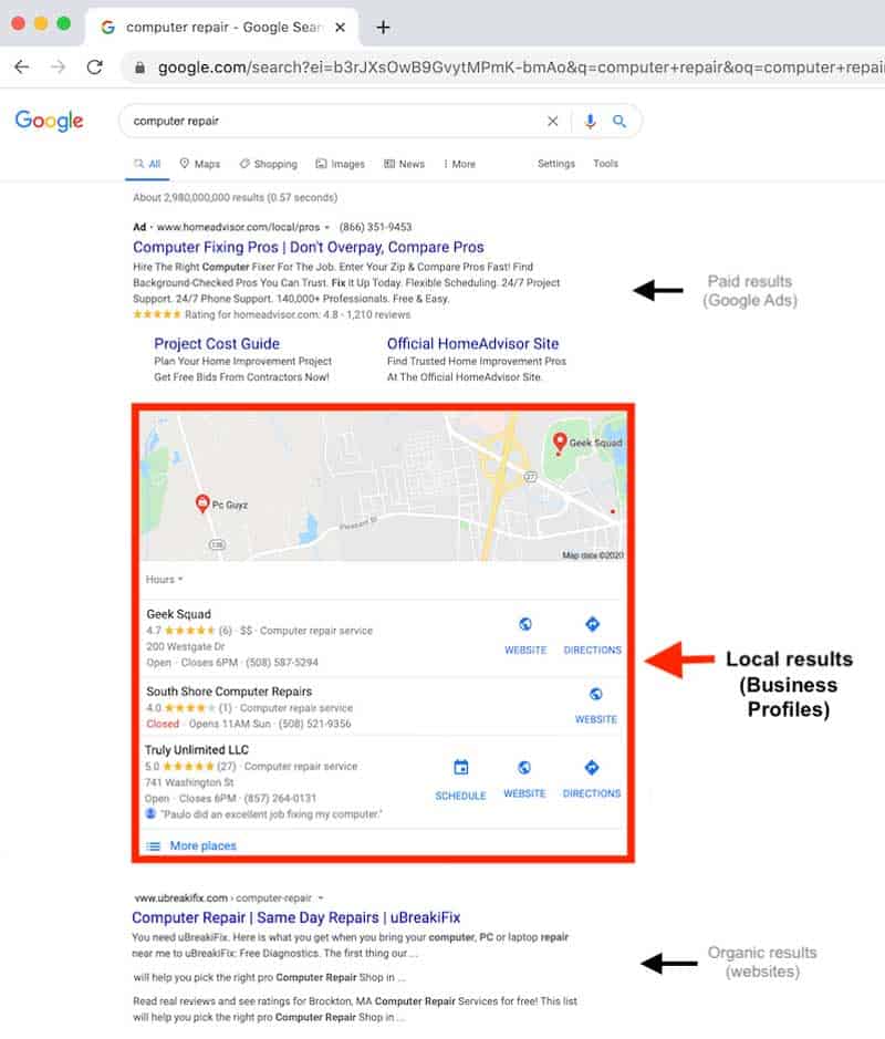 Your Google Business Listing