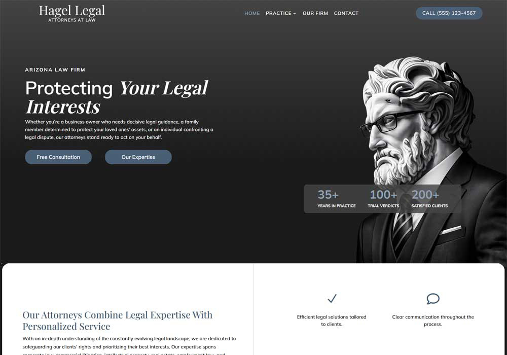 Website project: Hagel Legal